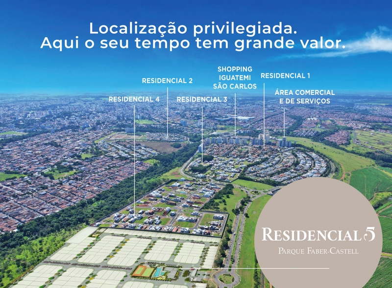 São Paulo - São Carlos, Parque Faber II , Lote em Loteamento Fechado, (Lançamentos)